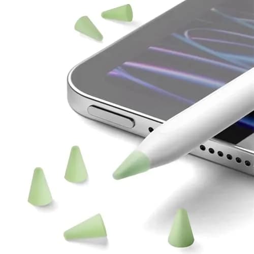 YBSUCLD Silicone Pencil Nib Sleeves for Apple Pencil 1/2/Pro/USB-C, 100pcs Green | Protects Screen & Extends Tip Life thumbnail 4