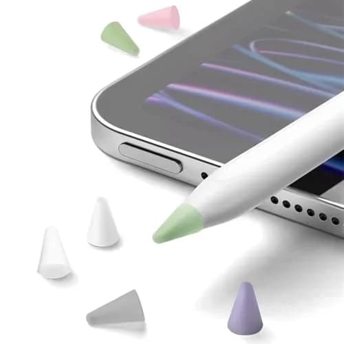 YBSUCLD 100pcs Silicone Pencil Nib Sleeve for Apple Pencils 1/2/pro/USB-C | Screen Friendly & Durable thumbnail 4