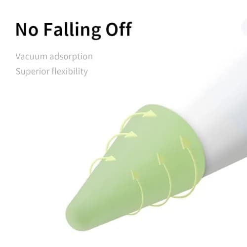 YBSUCLD 100pcs Silicone Pencil Nib Sleeve for Apple Pencils 1/2/pro/USB-C | Screen Friendly & Durable thumbnail 7