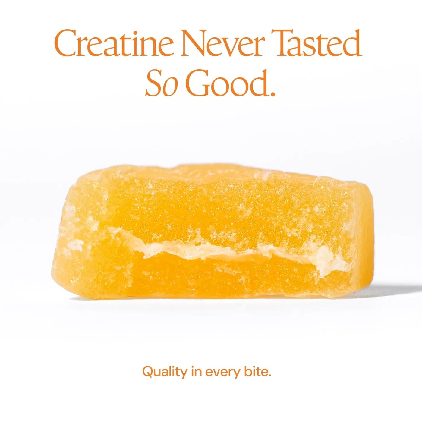 Create Creatine Monohydrate Gummies Orange 90 Count (270g) | Vegan, Gluten-Free, Non-GMO Formula for Muscle Growth & Focus - view 3