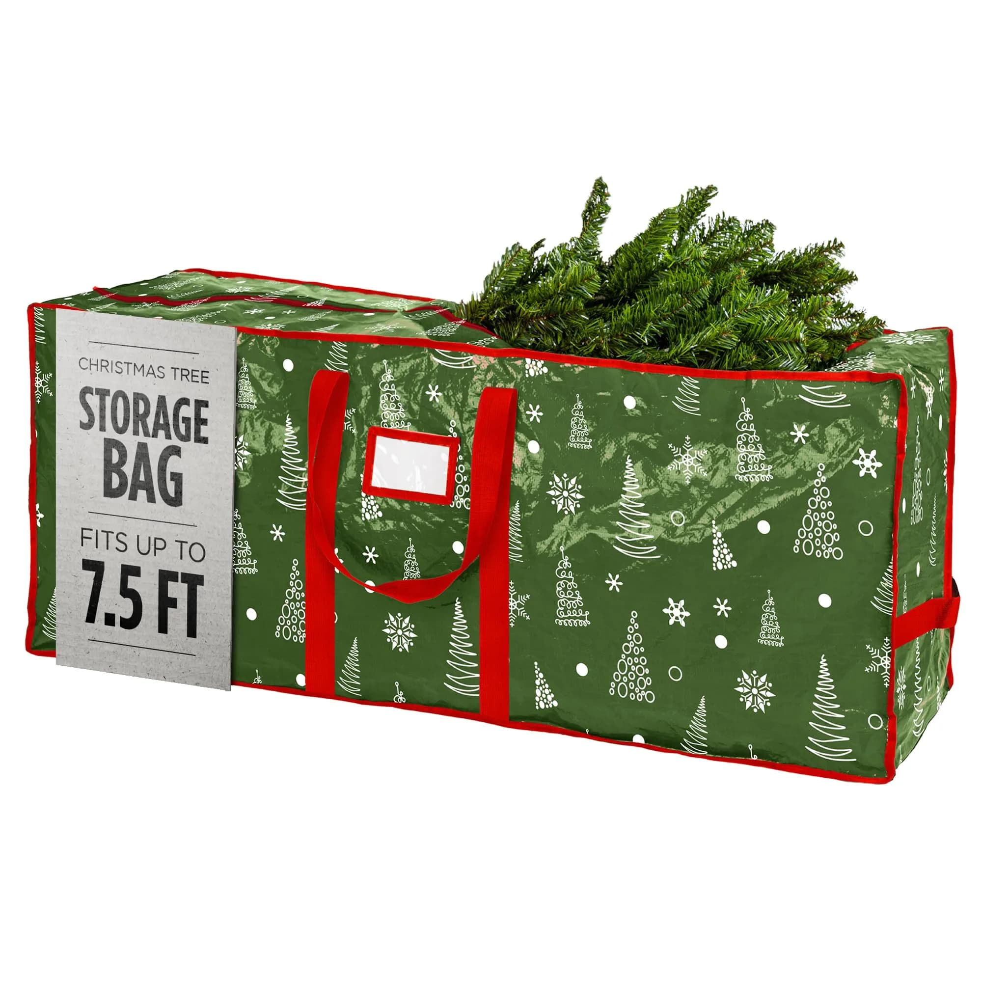 Handy Laundry Christmas Tree Storage Bag for 7.5 Foot Artificial Trees | Durable Waterproof Material with Handles - main product image