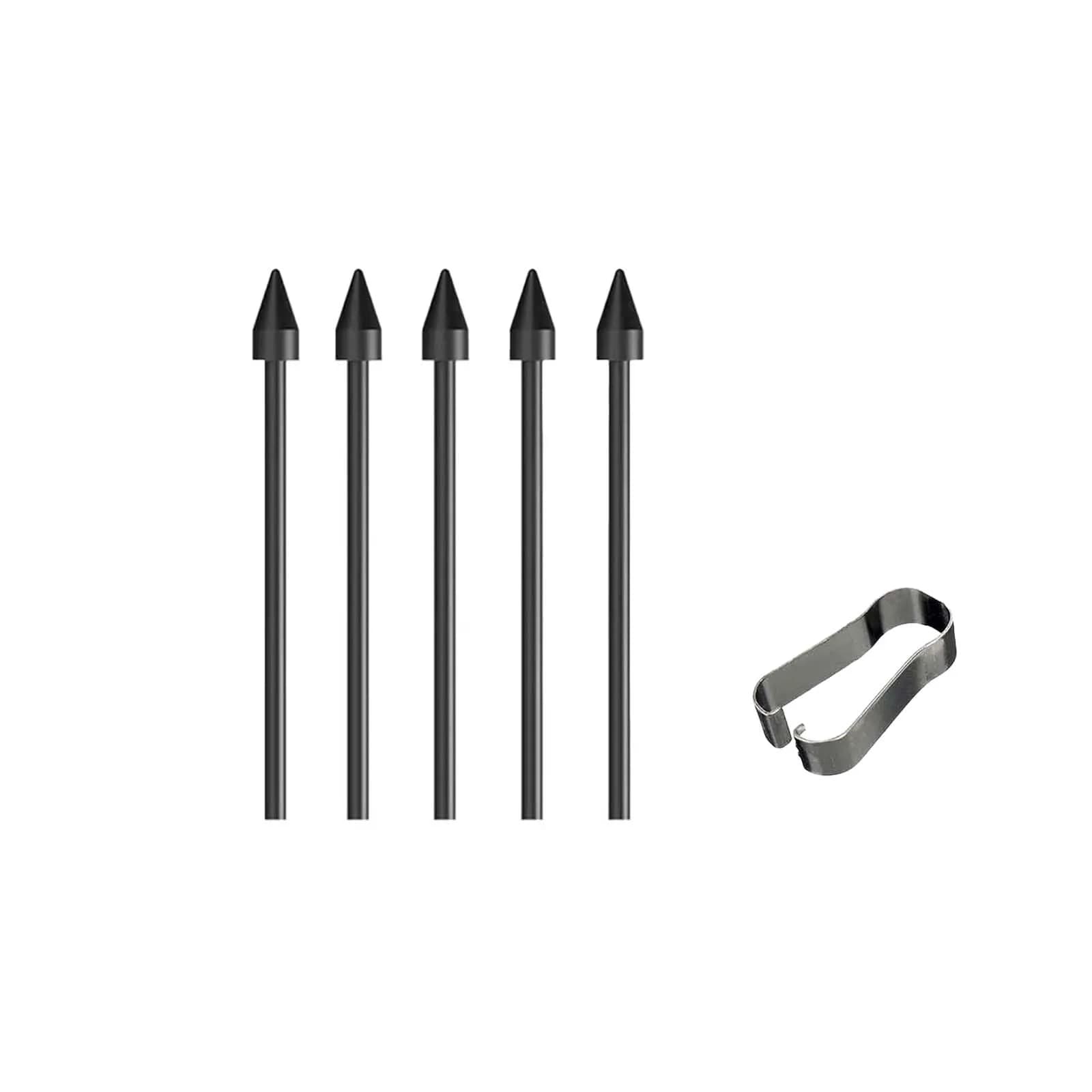 CaoXiong Titanium Alloy S Pen Nibs for Samsung Galaxy Tab S6 Lite Stylus Pen Tips with Tweezer (5 Pcs) — galaxy tab s6 lite pen nibs