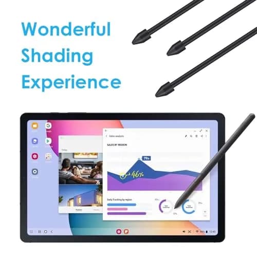 CaoXiong Titanium Alloy S Pen Nibs for Samsung Galaxy Tab S6 Lite Stylus Pen Tips with Tweezer (5 Pcs) thumbnail 5