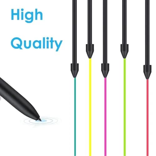CaoXiong Titanium Alloy S Pen Nibs for Samsung Galaxy Tab S6 Lite Stylus Pen Tips with Tweezer (5 Pcs) thumbnail 6