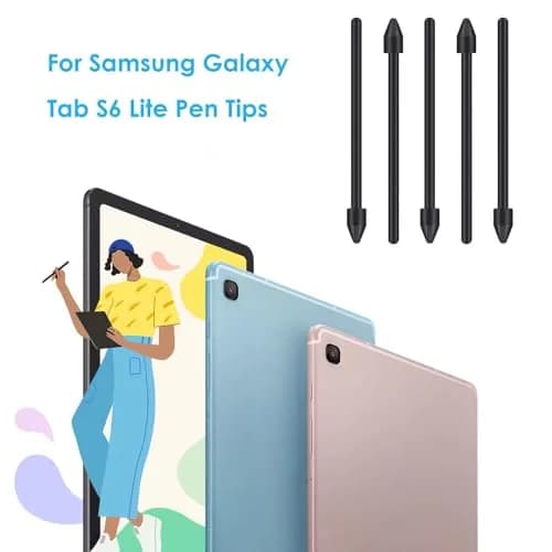 CaoXiong Titanium Alloy S Pen Nibs for Samsung Galaxy Tab S6 Lite Stylus Pen Tips with Tweezer (5 Pcs) thumbnail 2