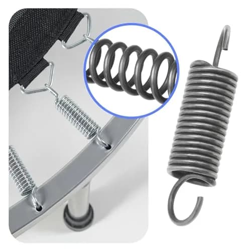 The Lord of the Tools Tension Springs with Hooks 50mm (1.97") Length, 12mm (0.47") OD, 1.5mm Wire Diameter Stainless Steel Dual Hooks | 5-Piece Set for Assembly & Repair thumbnail 4
