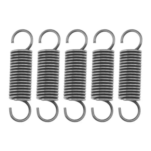 The Lord of the Tools Tension Springs with Hooks 50mm (1.97") Length, 12mm (0.47") OD, 1.5mm Wire Diameter Stainless Steel Dual Hooks | 5-Piece Set for Assembly & Repair thumbnail 1