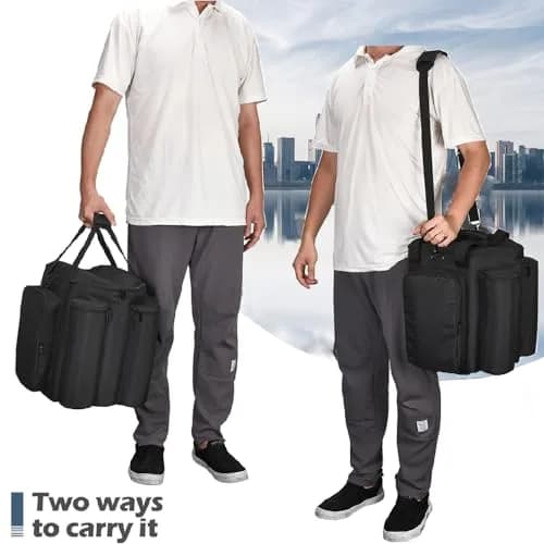 Seracle Carrying Case for Bose S1 Pro+ / S1 Pro Speaker & Microphone, Black | Padded Oxford Fabric with Shoulder Strap thumbnail 5