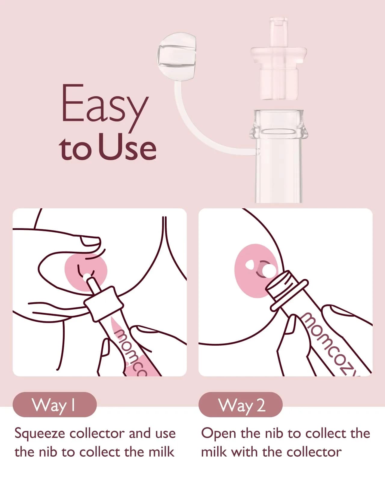 Momcozy Colostrum Collector 5ml Silicone Vials with Storage Box | BPA-Free Reusable Breast Milk Storage - view 6