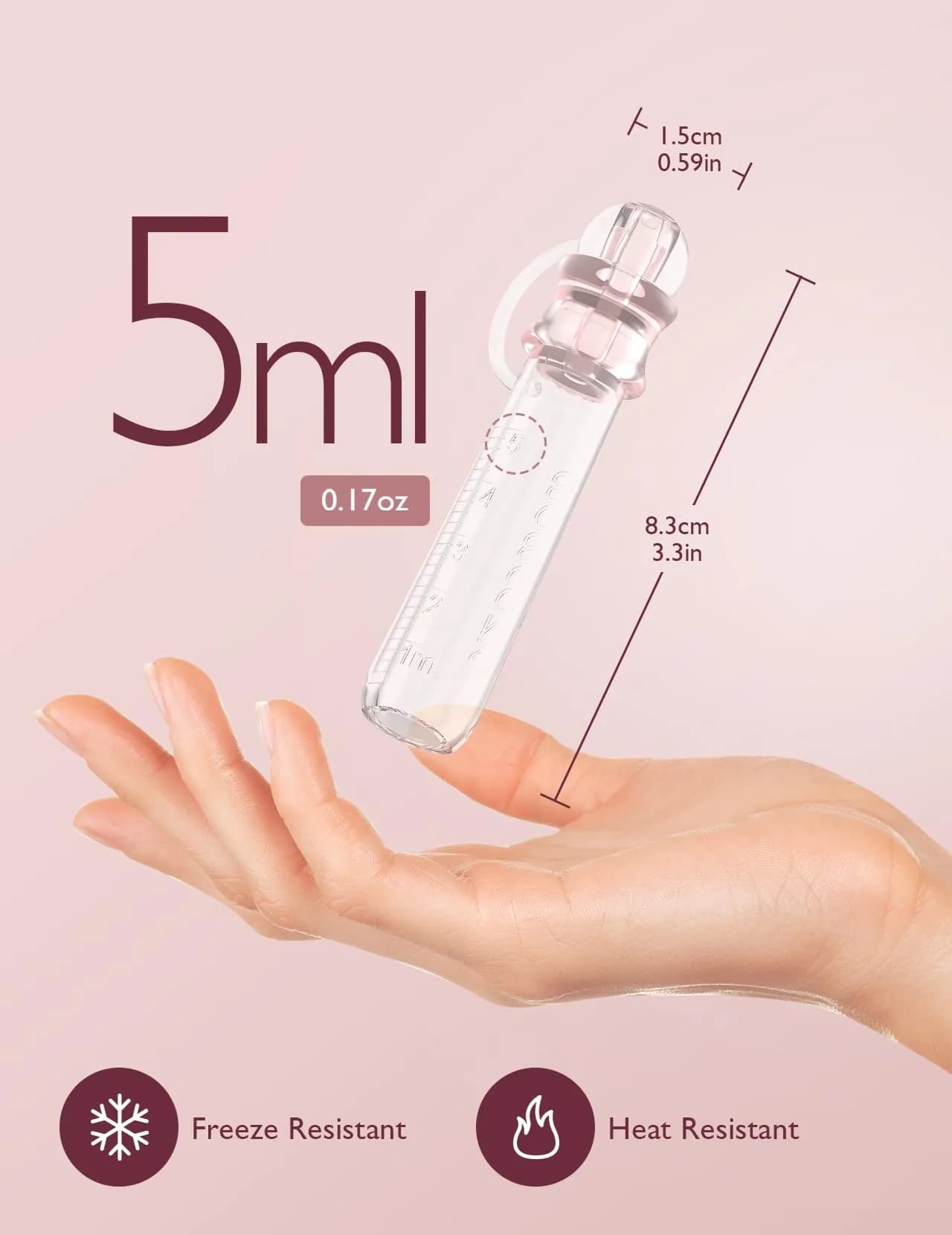 Momcozy Colostrum Collector 5ml Silicone Vials with Storage Box | BPA-Free Reusable Breast Milk Storage - view 8