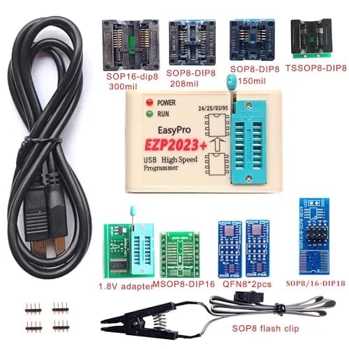 MORIENZI EZP2023 Programmer USB SPI 9 Adapters | Fast BIOS Chip Programming in India thumbnail 2