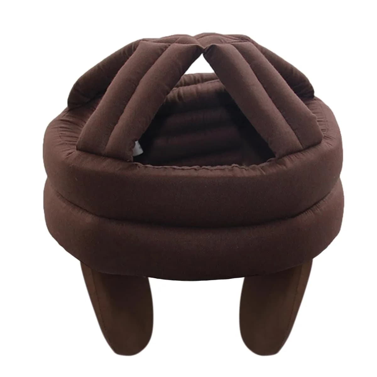 PENINSULA LOVE Elderly Protective Hat Thick Soft Helmet for Seniors - Adjustable Safety Bump Cap (Coffee)