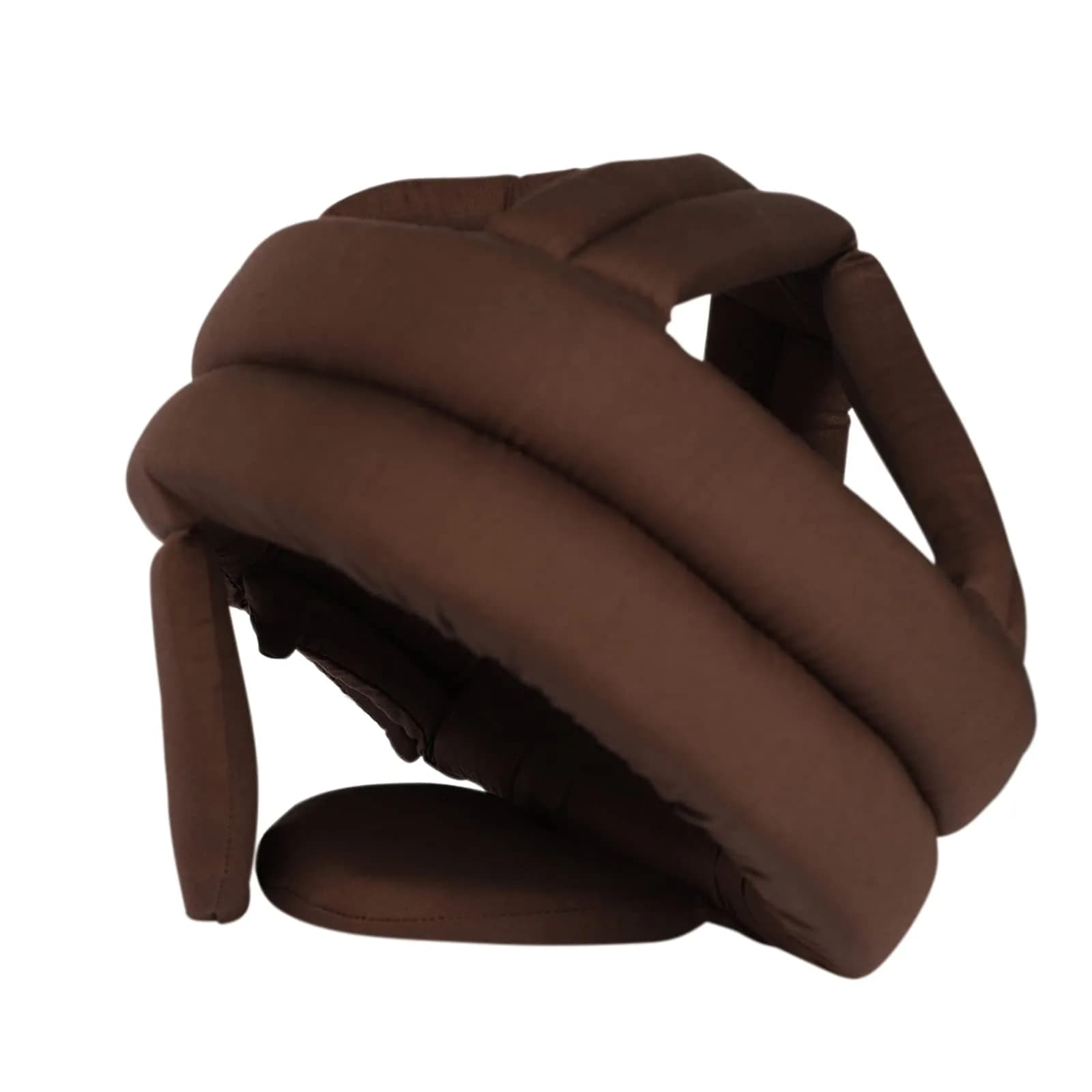 PENINSULA LOVE Elderly Protective Hat Thick Soft Helmet for Seniors - Adjustable Safety Bump Cap (Coffee) - view 7