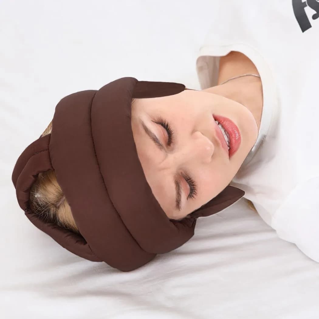 PENINSULA LOVE Elderly Protective Hat Thick Soft Helmet for Seniors - Adjustable Safety Bump Cap (Coffee) - view 4