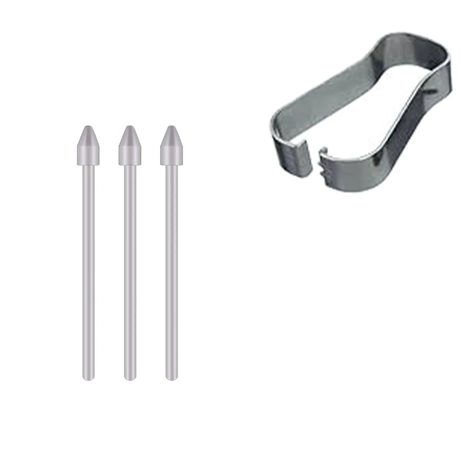 Peixiong Galaxy Z Fold 6/5 S Pen Nibs & Tips Replacement for Samsung ZFold 6-3 Pack | Smooth Digital Writing — Grey