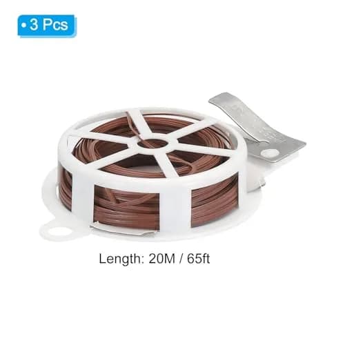 PATIKIL Garden Twist Ties 20M | Reusable with Cutter for Plants & Cable Organization (70-120 chars) thumbnail 2