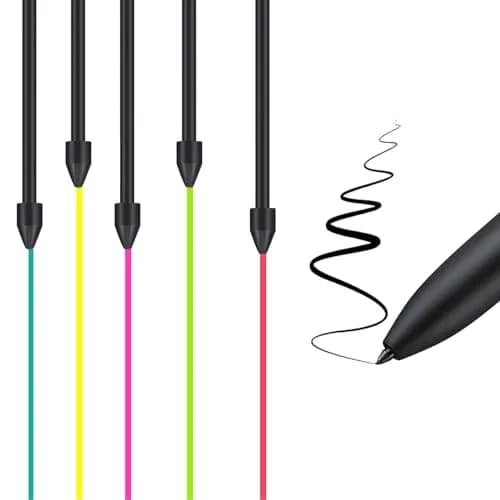 Alovexiong Samsung Galaxy Tab S7 FE S Pen Tips - 5 Pack with Tweezer (Black) | Precise, Durable & Long-Lasting thumbnail 6