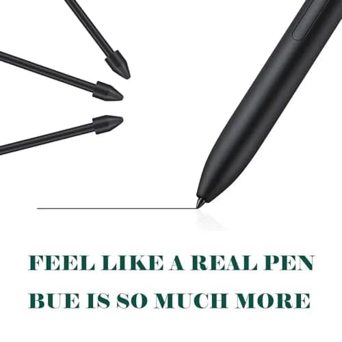 Alovexiong Samsung Galaxy Tab S7 FE S Pen Tips - 5 Pack with Tweezer (Black) | Precise, Durable & Long-Lasting thumbnail 3