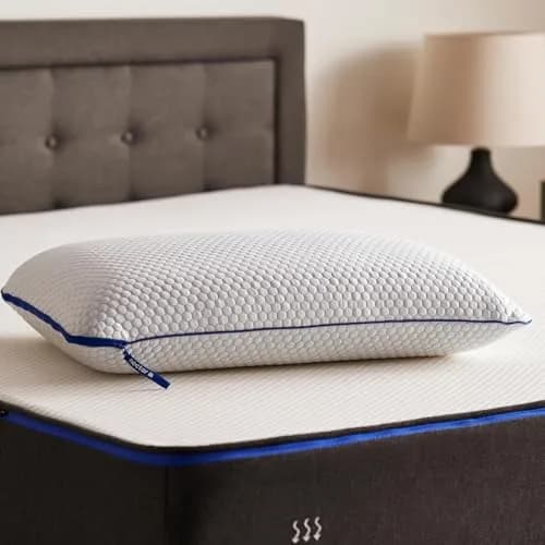 Nectar Tri-Comfort Cooling Pillow King Size 50.8 cm x 91.4 cm (20 x 36 inches) | Adjustable Firmness & Cooling Cover thumbnail 1