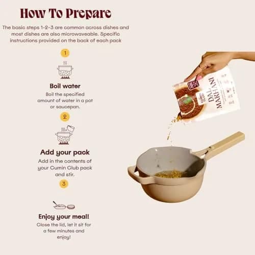 the cumin club Dal Makhani (Black Lentils) | Authentic Indian Ready-to-Eat Meal (Pack of 5) thumbnail 4