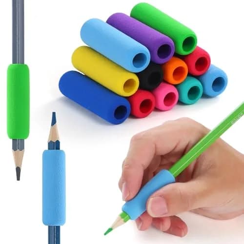 OSteed Foam Pencil Grips Bulk Pack of 50 | Ergonomic Writing Aid for Kids & Adults thumbnail 1