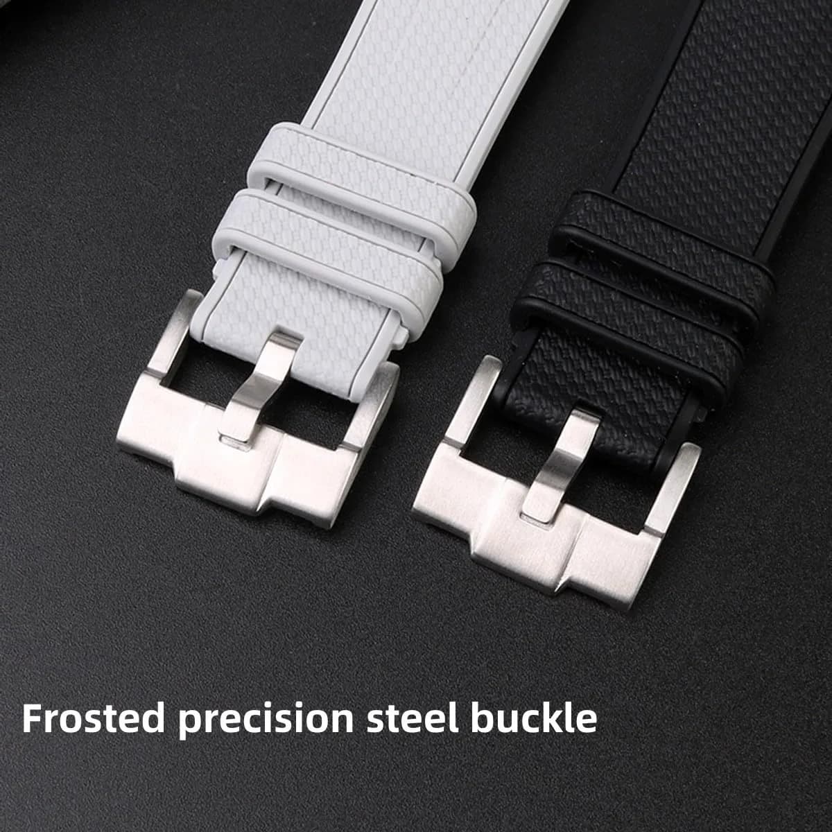 HEYOZURY Beige Silicone Watch Band for Omega x Swatch MoonSwatch 20mm | Classic Style - view 3