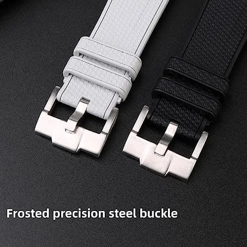 HEYOZURY 20mm Yellow Silicone Watch Band | For Omega x Swatch MoonSwatch, Rolex, Seiko thumbnail 3