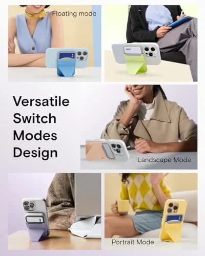 MOFT Magnetic Wallet Stand for iPhone 12-17 Series | Seafoam, 6.6cm x 9.7cm x 0.55cm | MagSafe Compatible, 3-Angle Stand thumbnail 5