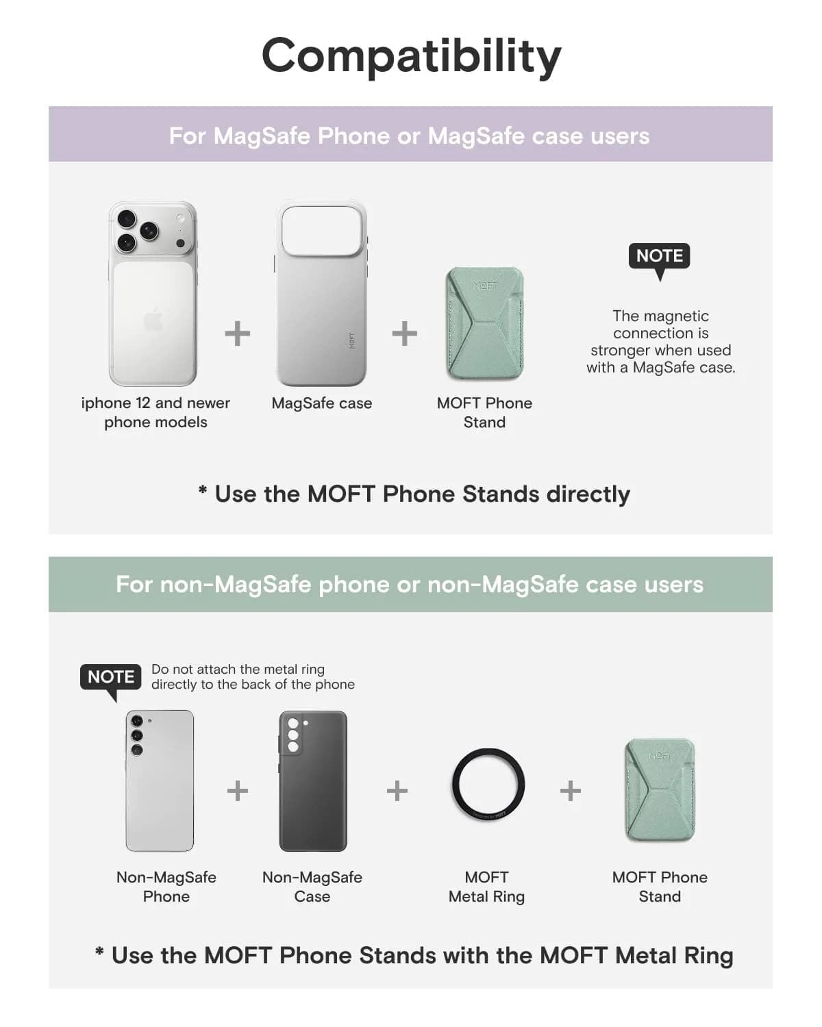 MOFT Magnetic Wallet Stand for iPhone 12-17 Series | Seafoam, 6.6cm x 9.7cm x 0.55cm | MagSafe Compatible, 3-Angle Stand - view 8