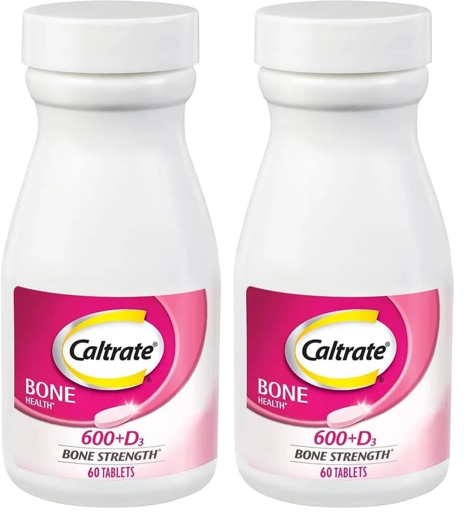 Caltrate 600 Plus D3 New Style Calcium & Vitamin D Supplement Tablets, 120 Count (Pack of 2) - main product image
