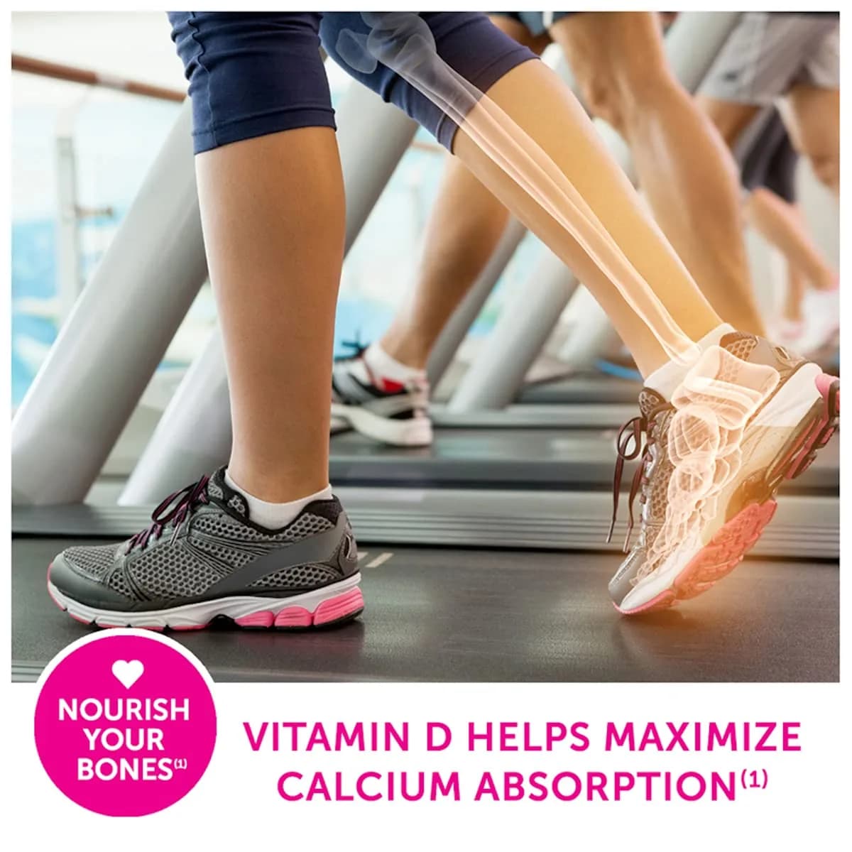 Caltrate 600 Plus D3 New Style Calcium & Vitamin D Supplement Tablets, 120 Count (Pack of 2) - view 3