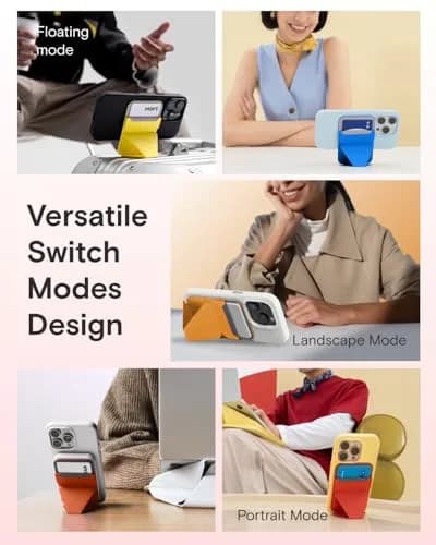 MOFT Magnetic Wallet Stand for iPhone 12-17 Series | Sapphire | 6.6cm (2.6in) x 9.7cm (3.8in) x 0.55cm (0.2in) thumbnail 5