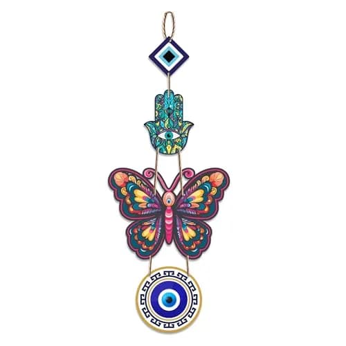 Artvibes Designer Butterfly Wooden Wall Hanging 51cm (20") | Modern Artwork for Living Room & Home Decor thumbnail 1