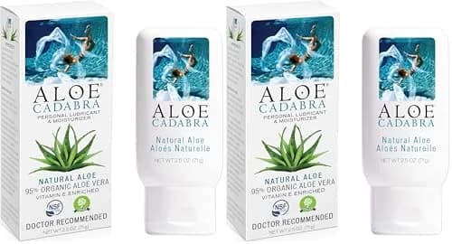 Aloe Cadabra Natural Water Based Vaginal Moisturizer 150ml (5 Fl Oz) | pH Balanced, Unscented, Organic thumbnail 1