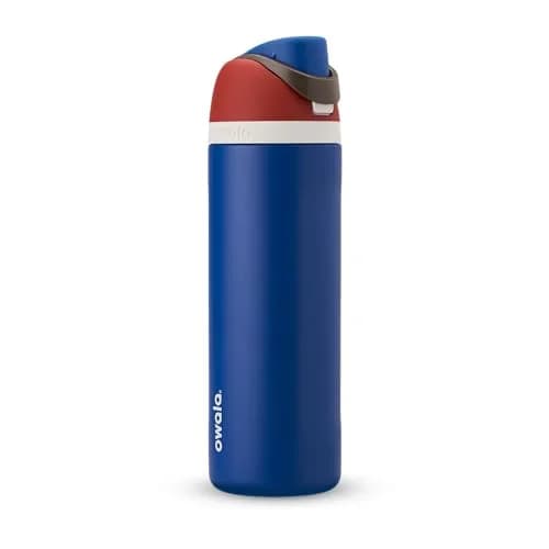Owala Marvel FreeSip Stainless Steel Water Bottle 24 oz Captain America | Double-Wall Insulated, Leak-Proof, Easy-Clean thumbnail 1