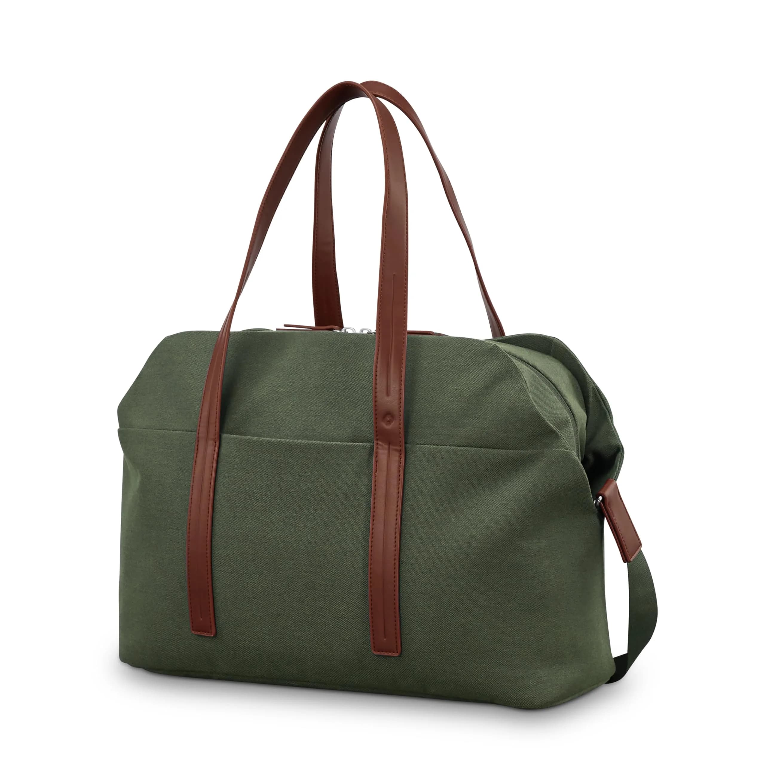 Samsonite Virtuosa Weekender Duffel with Laptop Sleeve | Pine Green, 50L, Polyester, Unisex