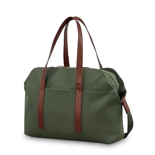 Samsonite Virtuosa Weekender Duffel with Laptop Sleeve | Pine Green, 50L, Polyester, Unisex thumbnail 1