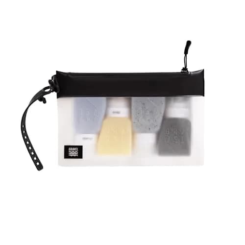Gravel 3 oz Silicone Travel Bottles | TSA Approved Leakproof Reusable Toiletry Containers thumbnail 1