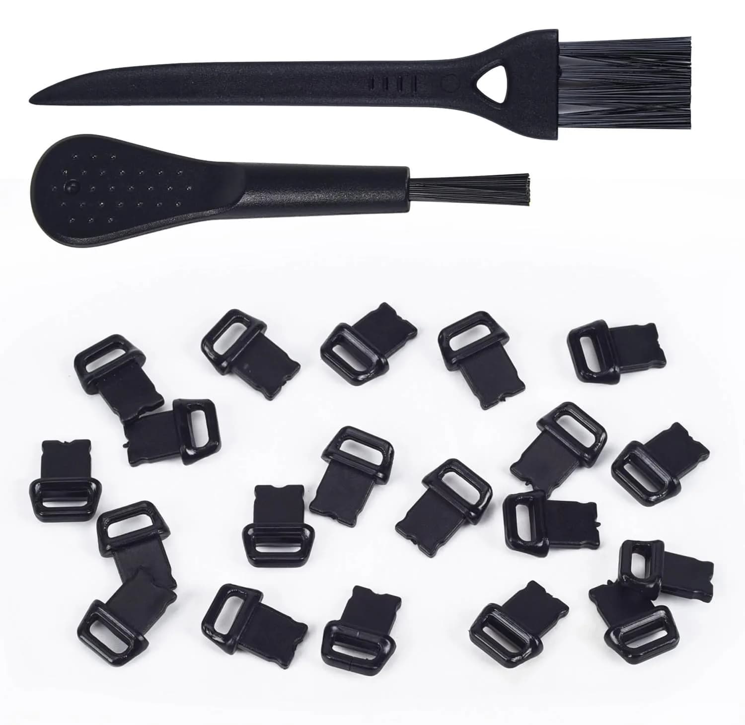 iKammo 20 Pcs Lightning Port Dust Plugs with 2 Cleaning Brushes | Protects iPhone Charging Ports - main product image