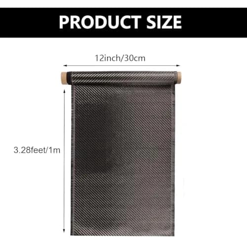 Caliwill Carbon Fiber Fabric Roll 3.28ft x 12” | High Strength, Low Density, Rust-Resistant (70-120 chars) thumbnail 5