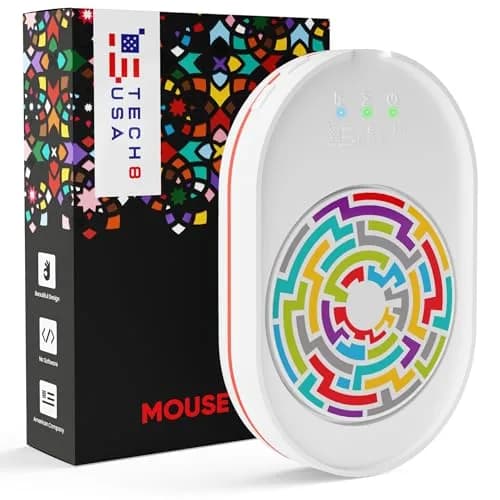 TECH8 USA Undetectable Mouse Mover Jiggler with Ambient Glow Ring and Hologram Disc | No Software Required thumbnail 9