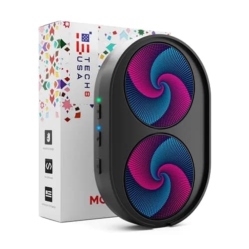 TECH8 USA Dual Disc Mouse Mover Jiggler with Timer & Activity Settings | Keeps Computer Active thumbnail 1