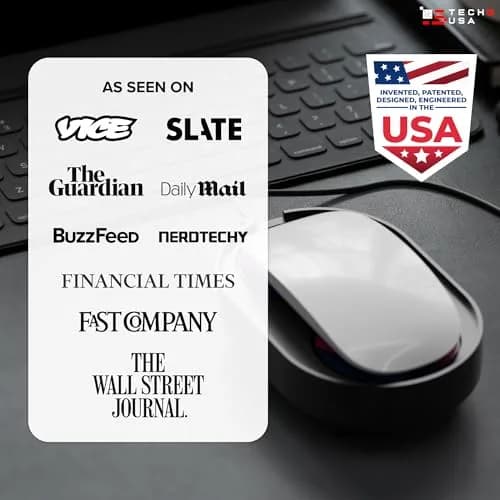 TECH8 USA Dual Disc Mouse Mover Jiggler with Timer & Activity Settings | Keeps Computer Active thumbnail 4