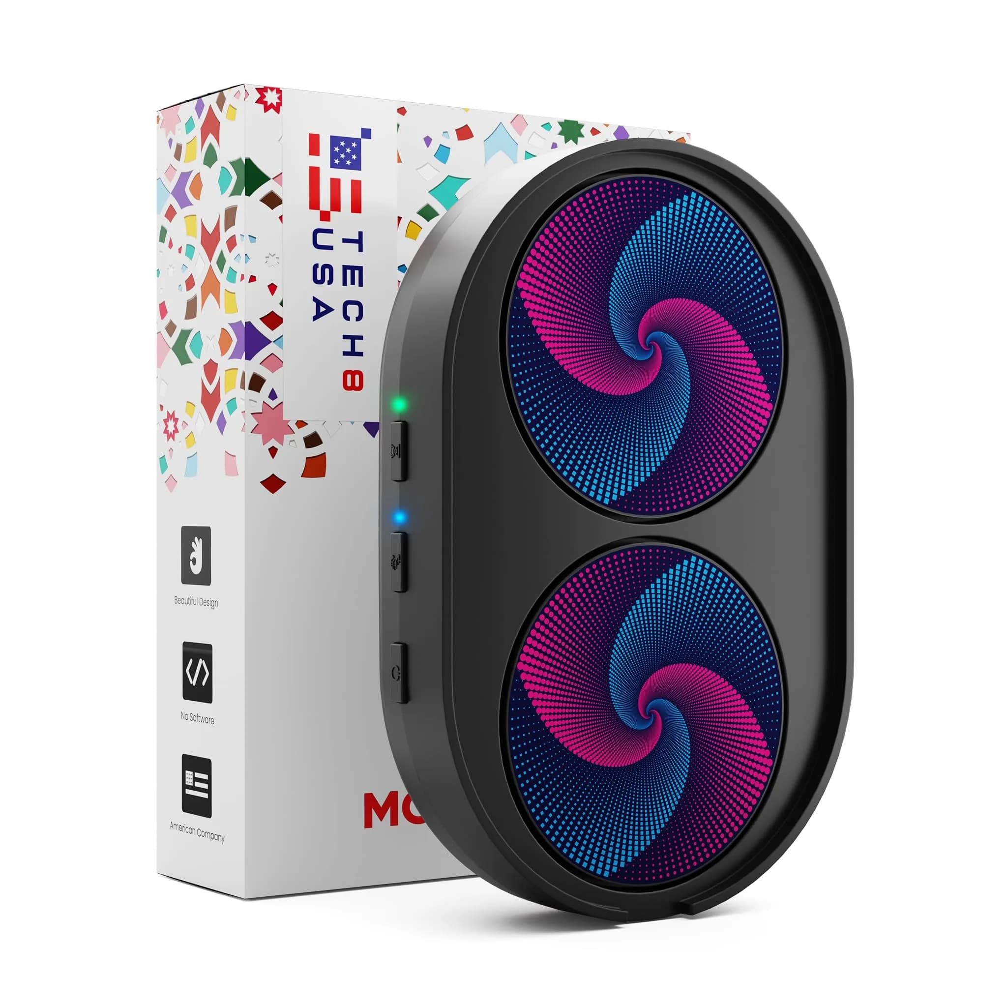 TECH8 USA Dual Disc Mouse Mover Jiggler with Timer & Activity Settings | Keeps Computer Active - main product image