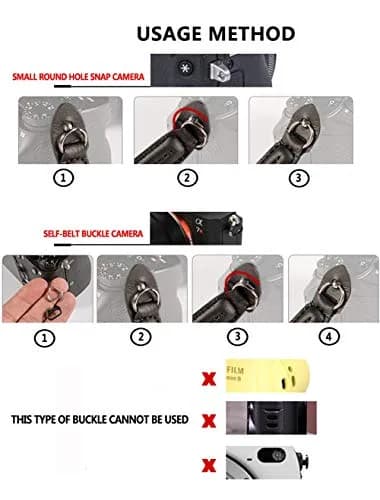 Eorefo Camera Rope Strap 100cm Soft Cotton | Vintage Neck Shoulder Belt for Mirrorless & DSLR Cameras thumbnail 5