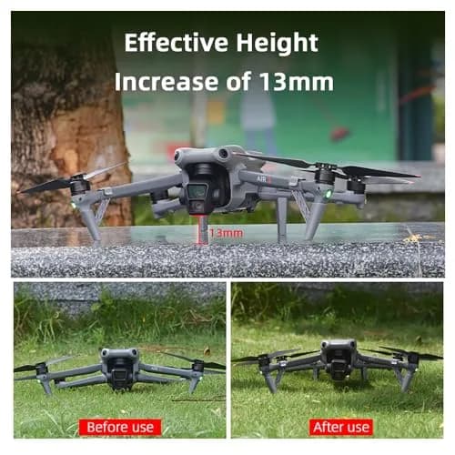 CAPART Extended Legs Landing Gear for DJI Air 3 Drone Accessories | Portable Support Stand thumbnail 3