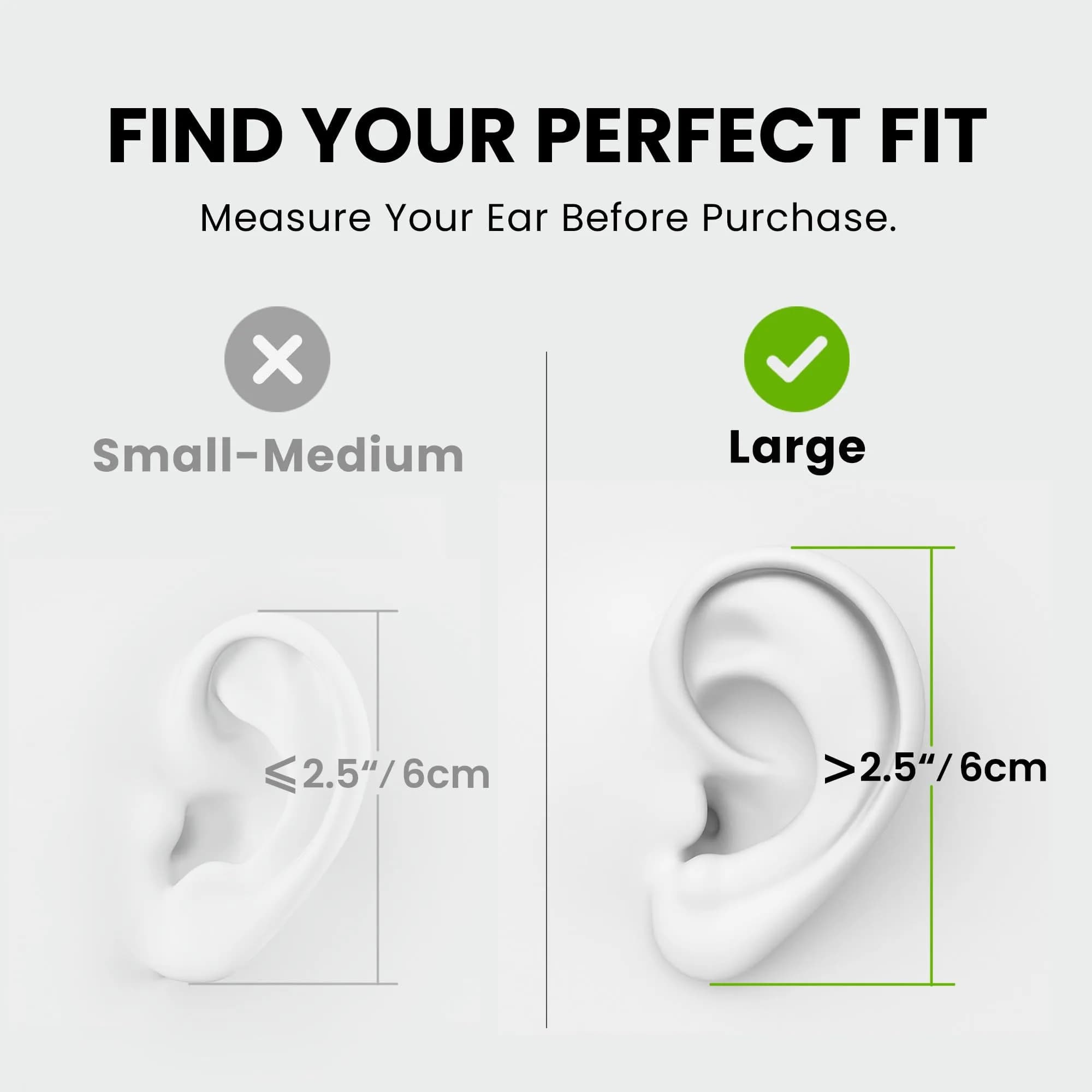 Avantree Resolve Large Open-Ear Wired Earbuds with Mic & Over-Ear Hook, AUX 3.5mm Jack - view 2