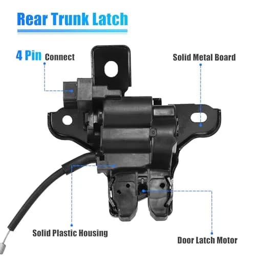 uxcell Tailgate Trunk Lift Gate Latch Lock Actuator for Ford Fusion 13-16 12cm (4.72"x4.33"x1.77") | Rear Side Replacement Part thumbnail 4