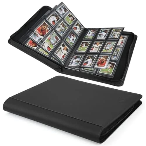 CARDBINDER Black Display Album 288 Cards (16 Pages) | Protects Collectibles with PU Leather thumbnail 1