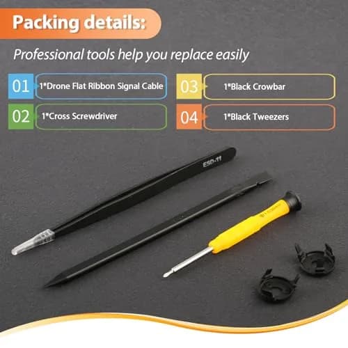 HBIHGHHONG Gimbal Shock Absorption Rubber Dampers for DJI Mini 3 Pro/Mini 3 with Repair Tools (Left & Right Rubber) thumbnail 6